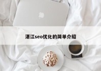 湛江seo优化的简单介绍