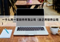 一个人开一家软件开发公司（自己开软件公司）