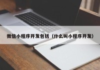 微信小程序开发包括（什么叫小程序开发）