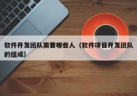 软件开发团队需要哪些人（软件项目开发团队的组成）