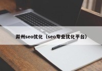 滁州seo优化（seo专业优化平台）