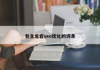 包含龙岩seo优化的词条