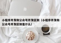 小程序开发和公众号开发区别（小程序开发和公众号开发区别是什么）